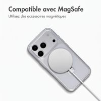 Accezz Coque Ring Stand avec MagSafe Apple iPhone 18 Pro / 17 Pro - Transparent