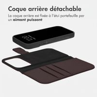imoshion Étui portefeuille luxe 2-en-1 amovible Apple iPhone 18 Pro / 17 Pro - Marron