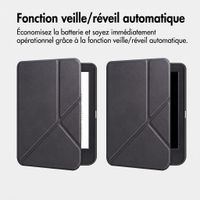 imoshion Étui de liseuse portefeuille Pliable Kobo Clara Colour / BW - Noir