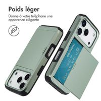 imoshion Coque arrière avec porte-cartes Apple iPhone 17 Pro - Vert