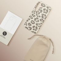 Selencia Coque Sabi imprimé panthère avec MagSafe Samsung Galaxy S24 - Soft Ivory