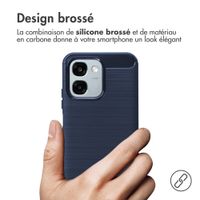 imoshion Coque Brushed Oppo A6 (5G) - Bleu foncé