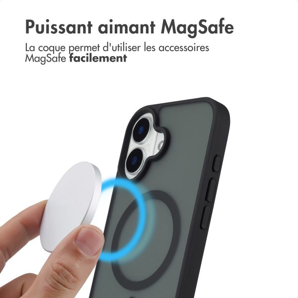 imoshion Coque Color Guard avec MagSafe Apple iPhone 16 - Noir
