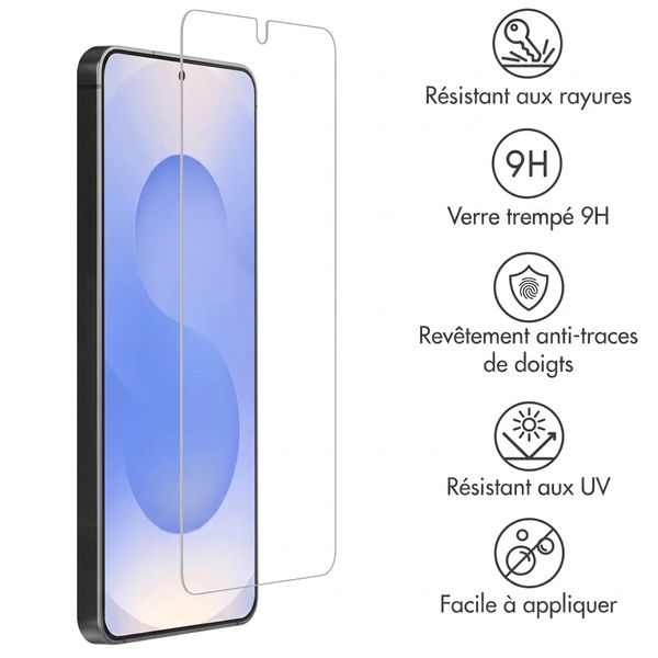 Accezz Protection d'écran en verre trempé pour Accezz Project Applicator Samsung Galaxy S26