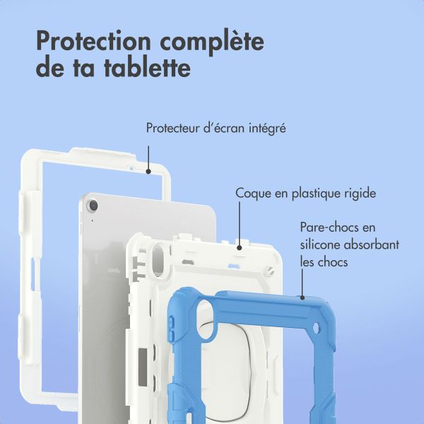 imoshion Coque tablette kidsproof Rugged Apple iPad Air 11 pouces (2026) M4 / (2025) M3 / (2024) M2 - Bleu