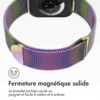 imoshion Bracelet magnétique milanais Apple Watch | 38/40/41/42 mm - Taille M - Colorful