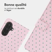 imoshion Étui de télephone portefeuille Design Samsung Galaxy A56 - Happy Dots