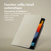 Accezz Coque tablette Classic Apple iPad 9 (2021) 10.2 pouces / iPad 8 (2020) 10.2 pouces / iPad 7 (2019) 10.2 pouces - Greige