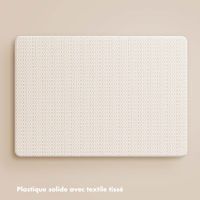 Selencia Coque tissée Apple MacBook Pro 14 pouces (2021 / 2023 M3 chip / 2024 M4 chip / 2025 M5 chip) - Beige