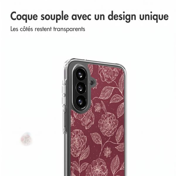 imoshion Coque Design Samsung Galaxy A18 (4G) / A17 (4G/5G) - Deep Rose