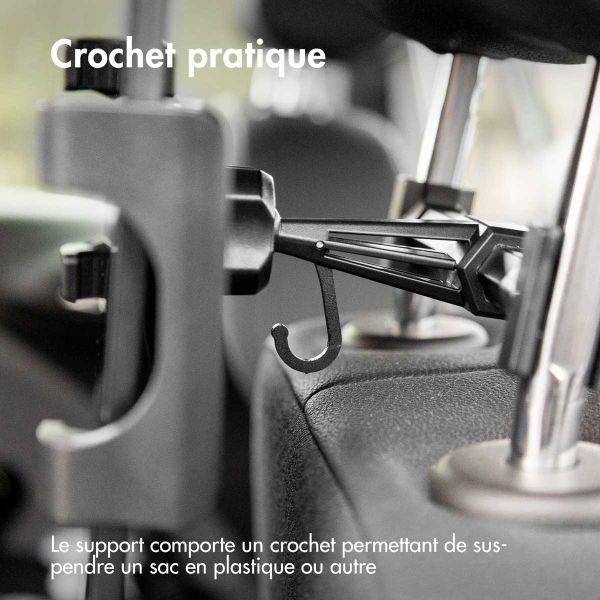 imoshion Support pour tablette à fixer sur l'appuie-tête de voiture - Noir