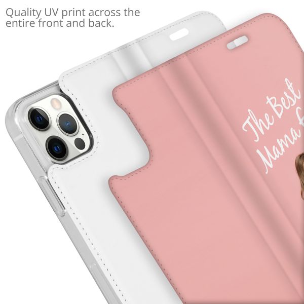 Concevez votre propre housse portefeuille Apple iPhone 12 (Pro) - Blanc