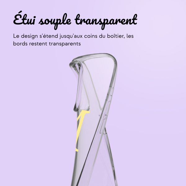Coque avec votre propre photo et/ou texte Apple iPhone 15 - Letter