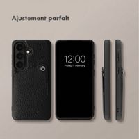 Selencia Coque Riva avec porte-cartes Samsung Galaxy S26 - Noir
