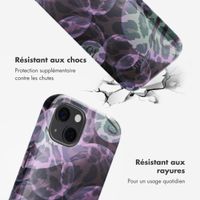 Selencia Coque arrière Vivid avec MagSafe Apple iPhone 13 - Leo Bubble Green