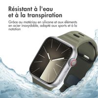 imoshion Bracelet Active Sport en silicone Apple Watch | 38/40/41/42 mm - Blackish Green