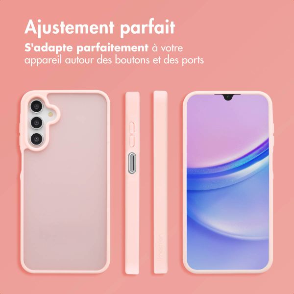 imoshion Coque Color Guard Samsung Galaxy A15 (5G) - Rose clair