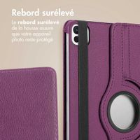 imoshion Coque tablette rotatif à 360° Apple iPad Air 11 pouces (2026) M4 / (2025) M3 / (2024) M2 / Air 5 (2022) / Air 4 (2020) / Pro 11 (2018/2020) - Violet