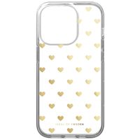 iDeal of Sweden Coque Clear MagSafe Apple iPhone 14 Pro - Golden Hearts