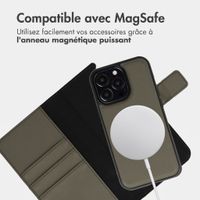 imoshion Étui portefeuille luxe 2-en-1 amovible Apple iPhone 13 Pro - Vert