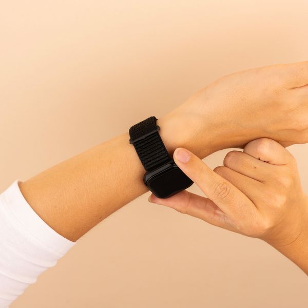 imoshion Bracelet en nylon Apple Watch | 38/40/41/42 mm - Noir