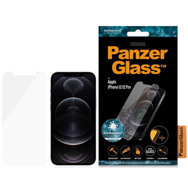 PanzerGlass Protection d'écran en verre trempé Anti-bactéries Apple iPhone 12 (Pro)