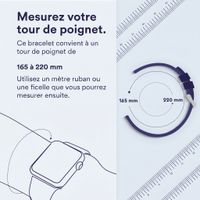 imoshion Bracelet silicone  - Connexion universelle 24 mm - Noir