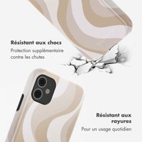 Selencia Coque arrière Vivid Apple iPhone 11 - Desert Waves Beige