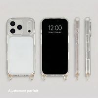 Selencia Coque arrière avec crochets amovibles Apple iPhone 18 Pro Max / 17 Pro Max - Transparent
