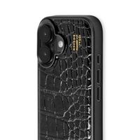 iDeal of Sweden Coque MagSafe en cuir végétalien Apple iPhone 17 - Black Croco