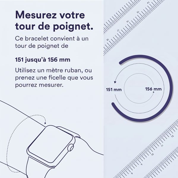 Apple Bracelet Solo tressé Apple Watch | 44/45/46/49 mm - Taille 4 - Clay