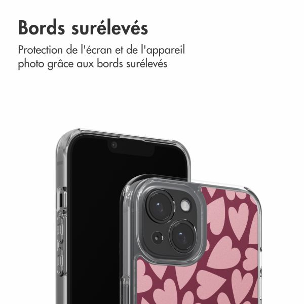 imoshion Coque Design Apple iPhone 15 - Hearty Blush