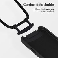 imoshion Coque arrière Color avec cordon amovible et MagSafe Apple iPhone 17 Pro Max - Noir