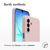 Accezz Coque Liquid Silicone Samsung Galaxy A17 (5G) / (4G) - Rose
