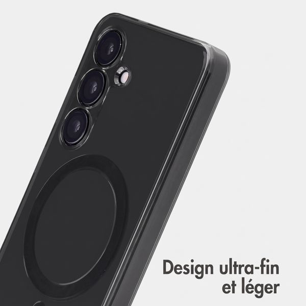 Accezz Lite coque arrière avec MagSafe Samsung Galaxy S25 - Smokey Clear