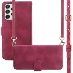 imoshion Etui de télephone portefeuille avec cordon Samsung Galaxy A53 - Rouge