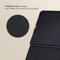 Selencia Coque tablette Sabi avec imprimé léopard Apple iPad 11 (2025) 11 pouces A16 / iPad 10 (2022) 10.9 pouces - Mocha Brown