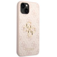 Guess Coque 4G Metal Logo Backcover Apple iPhone 14 - Rose