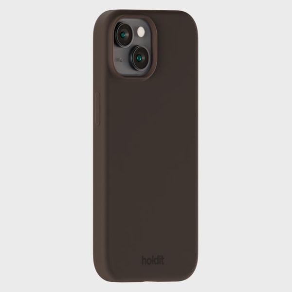 Holdit Coque Silicone Apple iPhone 14 / 13 - Chocolate