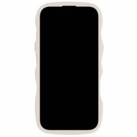 Holdit Coque Wavy Apple iPhone 16 - Transparent / Light Beige