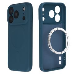 imoshion Coque Couleur avec MagSafe Apple iPhone 18 Pro Max / 17 Pro Max - Bleu foncé