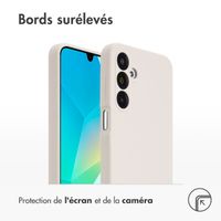 Accezz Coque Liquid Silicone Samsung Galaxy A16 - Stone