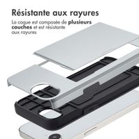 imoshion Coque arrière avec porte-cartes Apple iPhone 17e / 16e - Gris