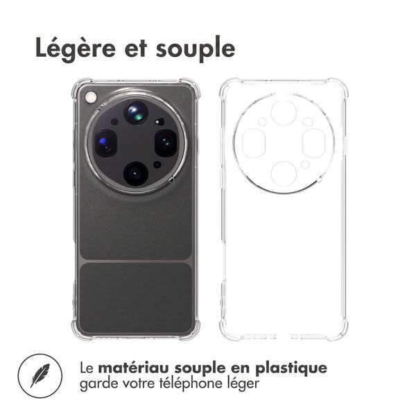 imoshion Shockproof Case Oppo Find X9 Ultra - Transparent