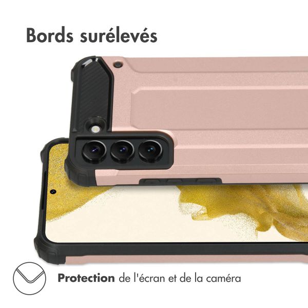 imoshion Coque Rugged Xtreme Samsung Galaxy S22 Plus - Rose Doré