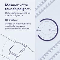 Apple Bracelet Solo tressé Apple Watch | 38/40/41/42 mm - Taille 5 - Light Blue