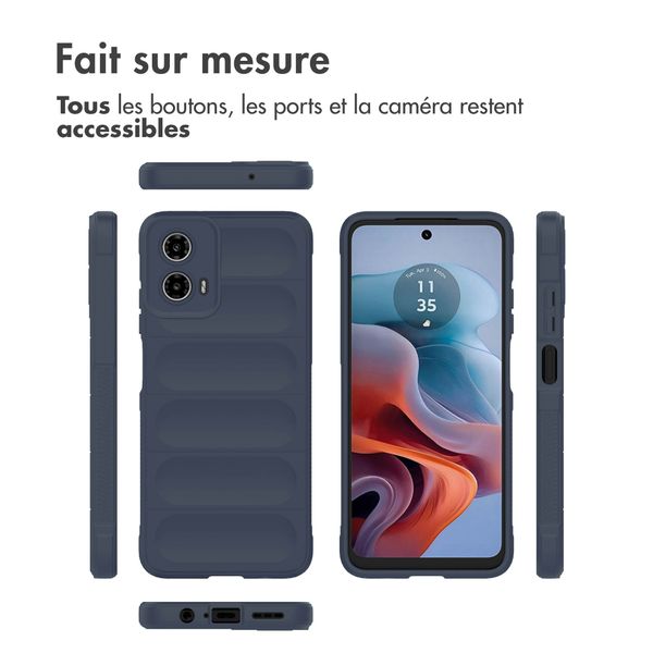 imoshion EasyGrip Backcover Motorola Moto G34 - Bleu foncé
