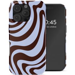 Selencia Coque arrière Vivid avec MagSafe Apple iPhone 16 Pro Max - Dream Swirl Chocolate
