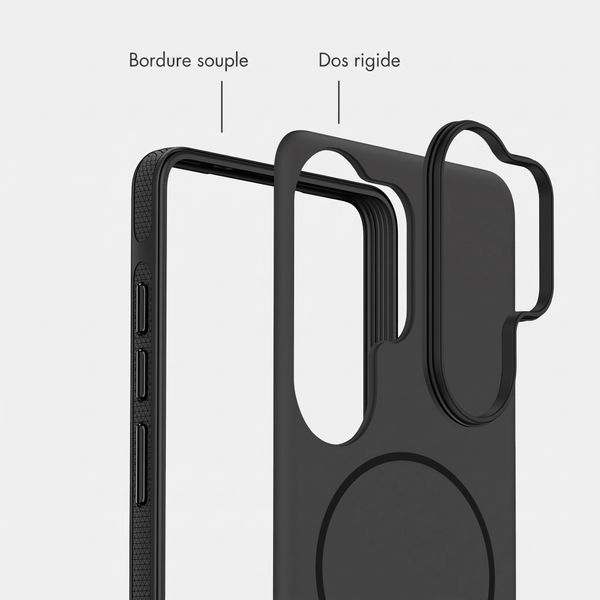 imoshion Coque arrière Color avec Thin MagSafe Ring Samsung Galaxy S26 Ultra - Noir