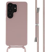 imoshion Coque en silicone avec cordon Samsung Galaxy S26 Ultra - Sand Pink